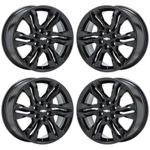 Load image into Gallery viewer, 18&quot; Chevrolet Blazer Gloss Black wheels rims Factory OEM set 5934 EXCHANGE
