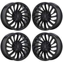 Load image into Gallery viewer, 22&quot; Lincoln Aviator Black wheels rims Factory OEM set 4 10241 EXCHANGE
