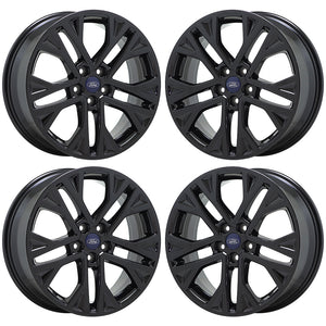 18" Ford Escape Black wheels rims Factory OEM set 10258