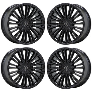 22" Lincoln Aviator Black wheels rims Factory OEM 2020 2021 set 10242 EXCHANGE