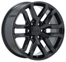 Load image into Gallery viewer, 20&quot; GMC Sierra Yukon 1500 Black wheels rims Factory OEM GM set 5924
