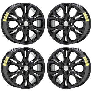 20" Buick Enclave Black wheels rims Factory OEM GM set 4 5851