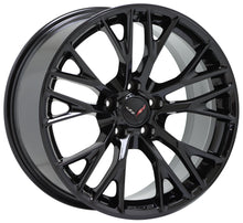 Load image into Gallery viewer, NEW - 19&quot; Chevrolet Corvette Z06 Gloss Black wheel rim Factory OEM 5734 5739
