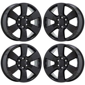 20" Chevrolet Traverse Black wheels rims Factory OEM 2009-2017 set 5406