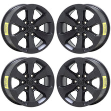 Load image into Gallery viewer, 18&quot; Dodge Ram 1500 Truck Satin Black wheels rims Factory OEM set 2671 EXCHANGE
