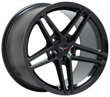 Load image into Gallery viewer, 18&quot;-19&quot; Corvette Z06 Black wheels rims Factory OEM NEW GM set 5090 5107 EXCHANGE
