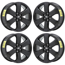 Load image into Gallery viewer, 20&quot; Chevrolet Blazer Traverse Black wheels rims Factory OEM set 5845
