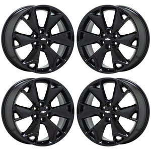 20" Chevrolet Blazer Traverse Black wheels rims Factory OEM 2019-2022 set 5937