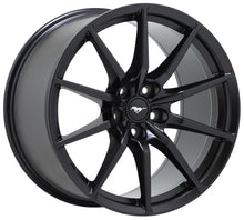 Load image into Gallery viewer, 19&quot; Ford Mustang Shelby GT350 Satin Black wheels OEM set 10053 10054 EXCHANGE
