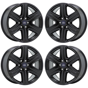 20" Ford F150 Truck Black wheels rims Factory OEM 2018 2019 2020 set 4 10172