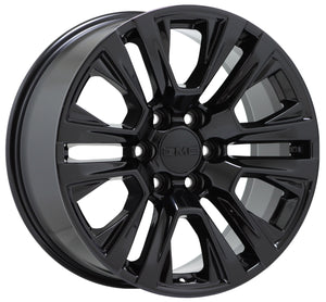 EXCHANGE 20" GMC Sierra Yukon 1500 Black wheels rims Factory OEM set 5917