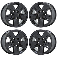 Load image into Gallery viewer, 17&quot; Chevrolet Silverado GMC Sierra 1500 Black wheels rims OEM set 5657 EXCHANGE
