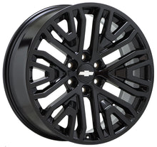 Load image into Gallery viewer, 22&quot; Chevrolet Silverado Tahoe Black wheels Factory OEM 5906 EXCHANGE
