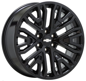 22" Chevrolet Silverado Tahoe Black wheels Factory OEM 5906 EXCHANGE