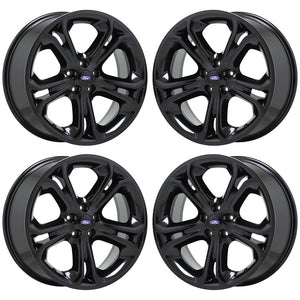 20" Ford Explorer Gloss Black wheels rims Factory OEM set 4 3860