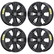 Load image into Gallery viewer, 20&quot; Nissan Titan Black wheels rims Factory OEM set 62753 62705 EXCHANGE
