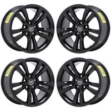 Load image into Gallery viewer, 18x8.5 18x9.5 Cadillac CTS-V black wheels rims OEM 4717 4719
