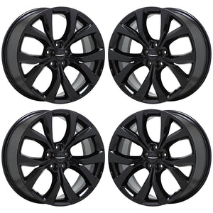 19" Chrysler 200 Black wheels rims Factory OEM 2015 2016 2017 set 4 2515