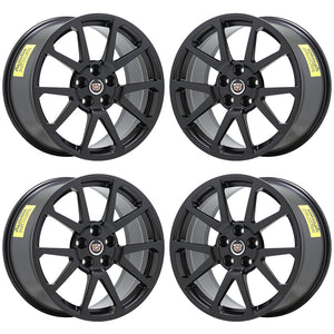 19x9" 19x10" Cadillac CTS-V Coupe Satin Black wheels Factory 4647 4677 EXCHANGE