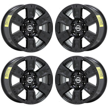 Load image into Gallery viewer, 18&quot; Nissan Titan Truck Black wheels rims Factory OEM 2017 2018 2019 set 4 62752
