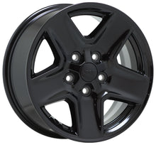 Load image into Gallery viewer, 17&quot; Jeep Wrangler Gladiator 2007-2023 Black wheel rim Factory OEM single 9235
