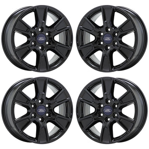 18" Ford F150 Truck Black wheels rims Factory OEM set 4 3998