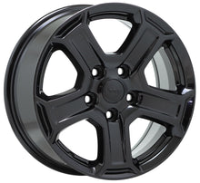 Load image into Gallery viewer, 17&quot; Jeep Wrangler Black wheels rims Factory OEM set 9216 EXCHANGE
