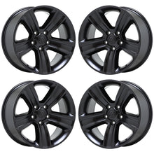 Load image into Gallery viewer, 20&quot; Dodge Ram 1500 Truck Satin Black wheels rims Factory OEM set 4 2453
