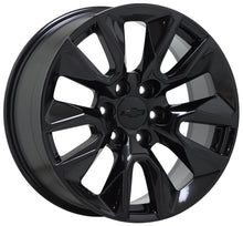 Load image into Gallery viewer, 20&quot; Chevrolet Silverado 1500 Black wheels rims Factory OEM 5916 EXCHANGE
