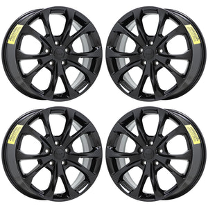 20" Jeep Grand Cherokee Summit Black wheels rims Factory OEM set 9212 EXCHANGE