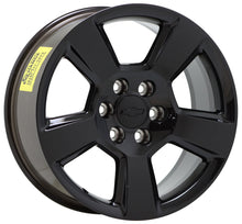 Load image into Gallery viewer, 20&quot; Chevrolet Silverado GMC Sierra 1500 Black wheels Factory OEM 5652 EXCHANGE
