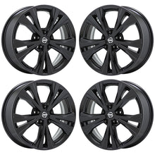 Load image into Gallery viewer, 20&quot; Nissan Pathfinder black midnight edition wheels rims OEM set 62743 EXCHANGE
