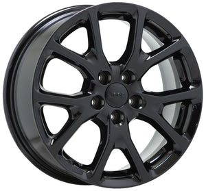 17" Jeep Cherokee Gloss Black wheels rims Factory OEM set 9130 EXCHANGE