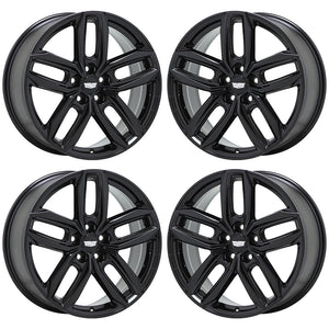 20" Cadillac XT4 Black wheels rims Factory OEM GM set 4823