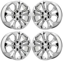 Load image into Gallery viewer, 20&quot; Chevrolet Silverado 1500 Bright Chrome wheels rims Factory OEM set 14090
