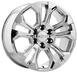 20" Chevy Silverado 1500 Bright Chrome wheels rims Factory set 14090 EXCHANGE