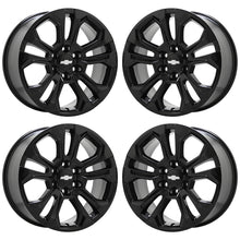 Load image into Gallery viewer, 20&quot; Chevrolet Silverado 1500 Gloss Black wheels Factory OEM Set 14090 EXCHANGE
