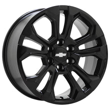 Load image into Gallery viewer, 20&quot; Chevrolet Silverado 1500 Gloss Black wheels Factory OEM Set 14090 EXCHANGE
