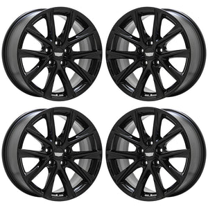 18" Cadillac CT4 Black wheels rims Factory OEM set 4860 4858