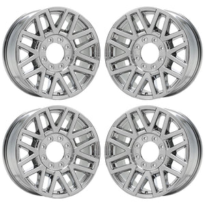 20" Ford F250 F350 SRW Chrome PVD wheels rims Factory OEM set 4 10104 10201