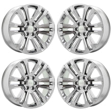 Load image into Gallery viewer, 22&quot; Sierra Yukon 1500 Escalade PVD DuraChrome wheels rims Factory OEM set 5822
