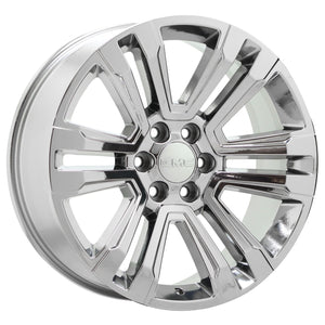 22" Sierra Yukon 1500 Escalade PVD DuraChrome wheels rims Factory OEM set 5822