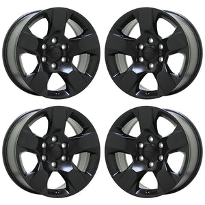 18" Dodge Ram 1500 Truck Satin Black wheels rims Factory OEM set 2669