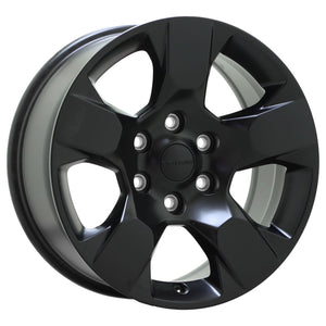 18" Dodge Ram 1500 Truck Satin Black wheels rims Factory OEM set 2669