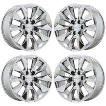 Load image into Gallery viewer, 20&quot; GMC Silverado 1500 PVD Chrome wheels rims Factory OEM set 4 5916
