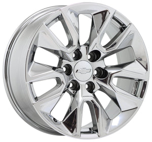 20" GMC Silverado 1500 Bright Chrome wheels rims Factory OEM set 4 5916