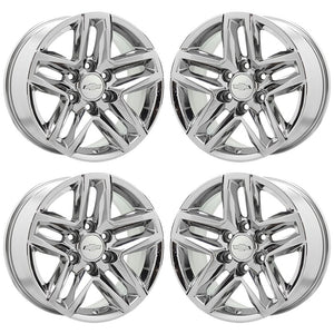 18" Chevrolet Silverado 1500 PVD Chrome wheels rims Factory OEM 5911 EXCHANGE