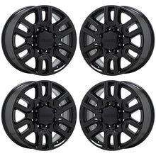 Load image into Gallery viewer, 20&quot; Sierra Silverado 2500 3500 Black wheels rims Factory OEM set 5950
