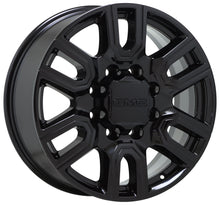 Load image into Gallery viewer, 20&quot; Sierra Silverado 2500 3500 Black wheels rims Factory OEM set 5950
