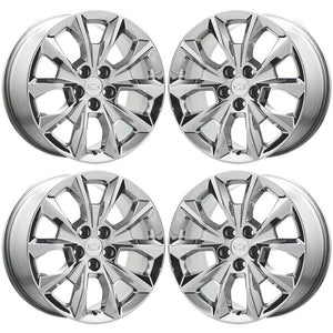 19" Cadillac CTS 2014-2019 PVD Chrome wheels rims Factory OEM set 4751